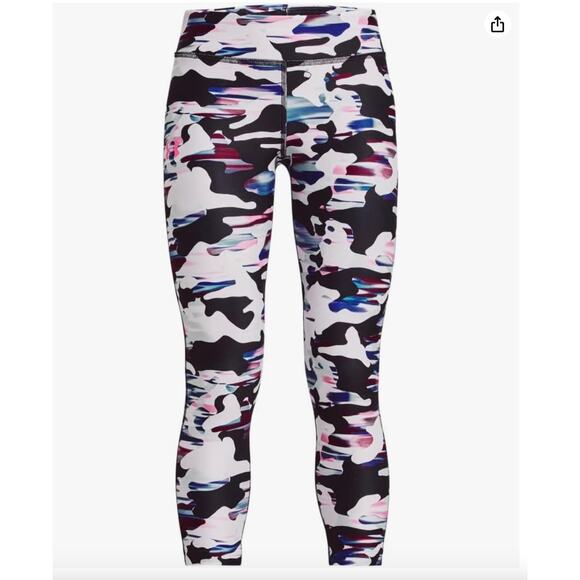 Under Armour Youth Compression Pants Large Heatgear Armour Printed Ankle Crops - Picture 1 of 7